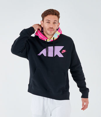 nike geometric club pullover hoodie