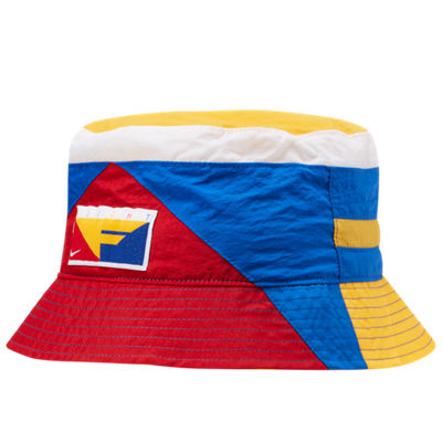 red and blue nike hat