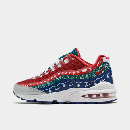Nike Air Max 95 "christmas Sweater" Sneakers In White