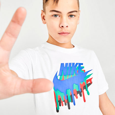 Nike Kids'  Boys' Sportswear Drip T-shirt In White