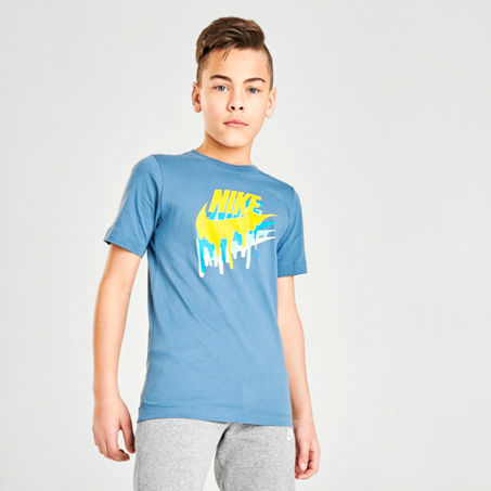 Nike Kids'  Boys' Sportswear Drip T-shirt In Grey