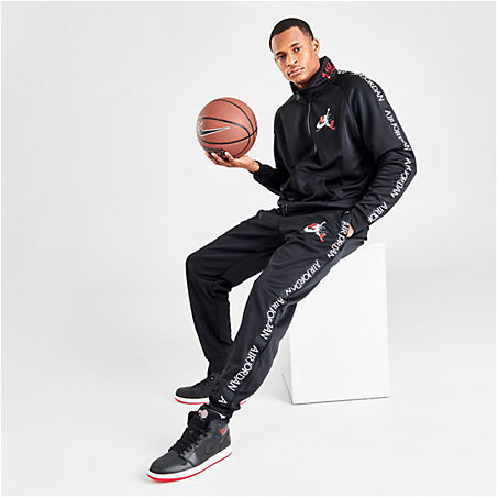 Nike Jordan Men's Mashup Jumpman Classics Tricot Warm-up Jacket In ...