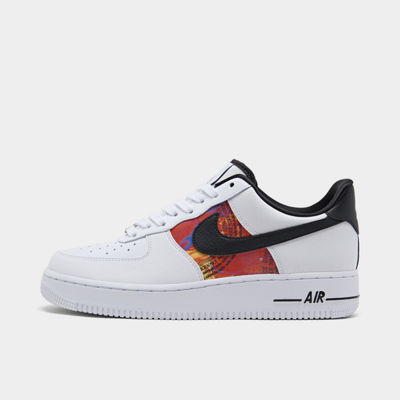 red and white air force 1 finish line