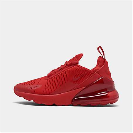 Nike Big Kids' Air Max 270 Casual Shoes In University Red/university Red/black