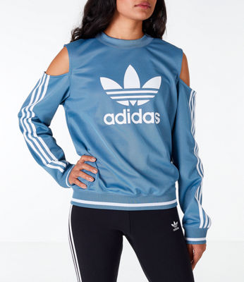 adidas cold shoulder sweatshirt