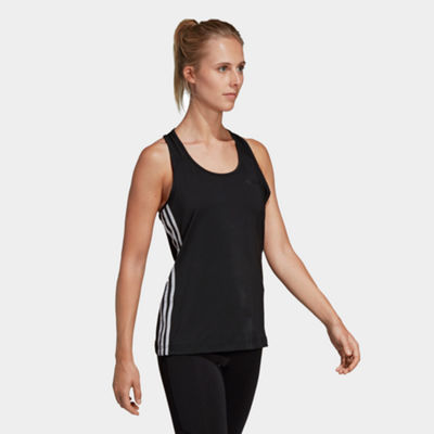 adidas essentials 3 stripe tank top ladies
