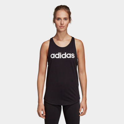 adidas black vest top