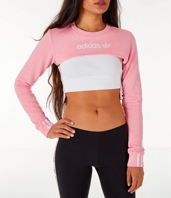 adidas cropped shrug top