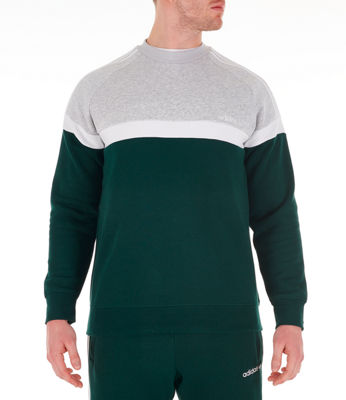 Adidas originals itasca on sale crew sweatshirt green