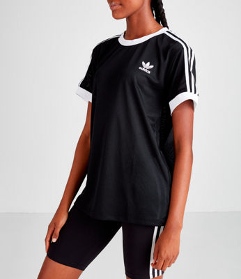 Women's adidas Originals 3-Stripes Mesh Cali T-Shirt| Finish Line