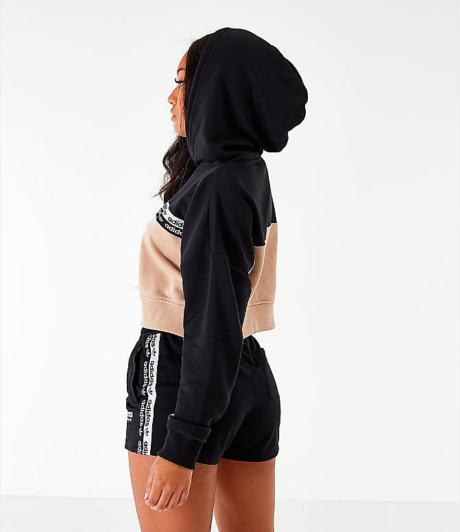 Adidas Women's Cropped Hoodie Black Adidas Women's Cropped Hoodie Black