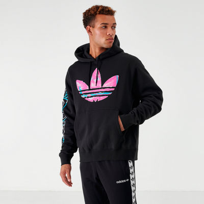 adidas originals men's watercolor trefoil hoodie