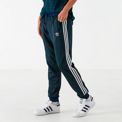 Adidas plaid hot sale pants