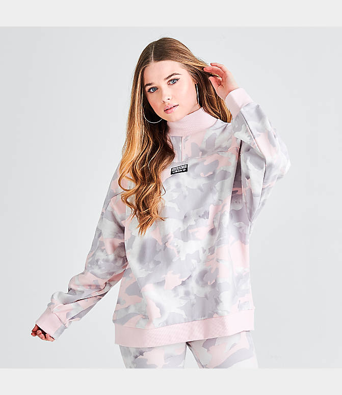 adidas Women Originals Allover Print Sweatshirt adidas Women Originals Allover Print Sweatshirt