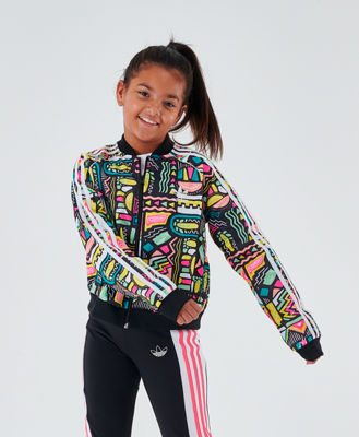 kids adidas track top