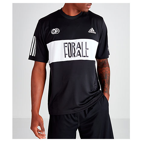 Adidas Originals Adidas Men's Adi One Team Jersey T-shirt In Black ... Adidas Originals Adidas Men's Adi One Team Jersey T-shirt In Black ...
