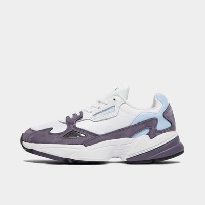 Adidas Originals Adidas Women's Originals Falcon Casual Shoes In White / Purple