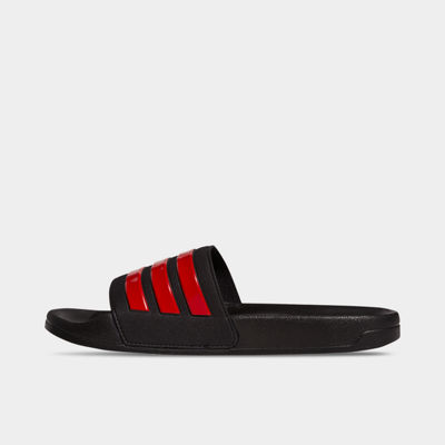 adidas slides black and red