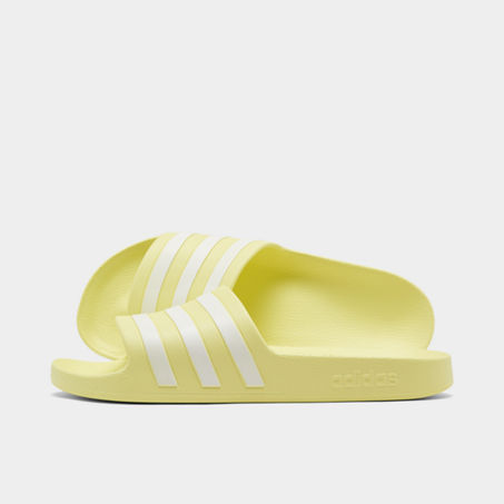 Adidas Originals Adidas Women's Originals Adilette Aqua Slide Sandals In Yellow