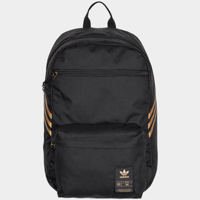 adidas originals backpack black and gold