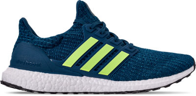 Right view of Men's adidas UltraBOOST Running Shoes in Legend Marine/Hi-Res Yellow/Footwear White