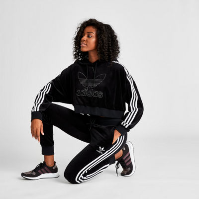 adidas velvet joggers womens