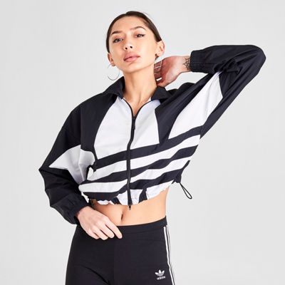 women's adidas originals large logo track jacket