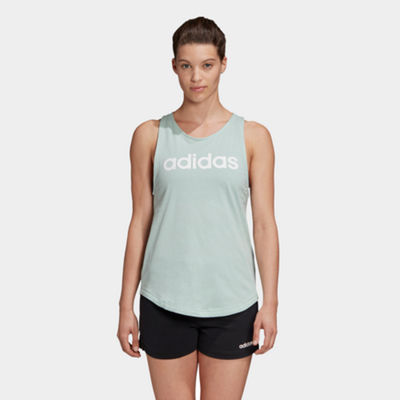 green adidas tank top