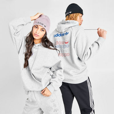 women's adidas originals graphic allover print hoodie