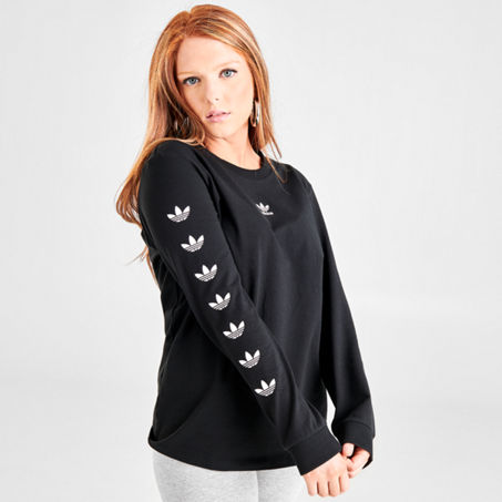 Women's adidas best sale trefoil long sleeve