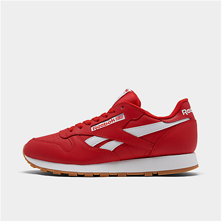 Reebok Men's Classic Leather Low-top Sneakers In Red