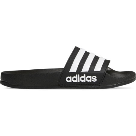 Shop Adidas Originals Adidas Little Kids' Adilette Shower Slide Sandals In Core Black/footwear White