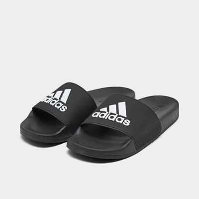 Three Quarter view of Boys' Big Kids' adidas Adilette Shower Slide Sandals