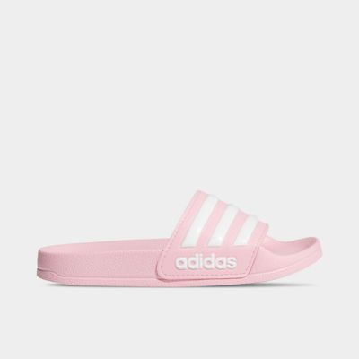 baby pink adidas slides