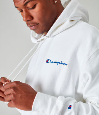 Men S Champion Reverse Weave Embroidered Logo Hoodie Finish Line