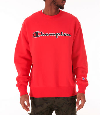 champion reverse weave crewneck sizing