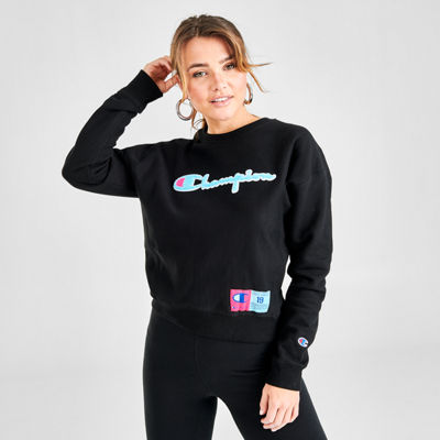 champion crew neck sweatshirts women's