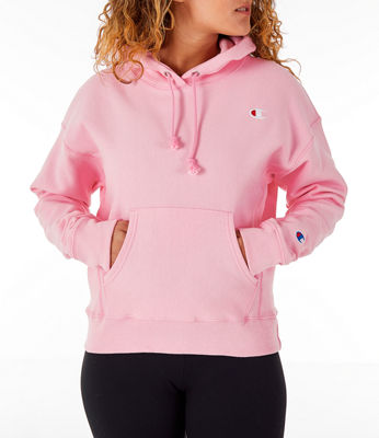 women's champion hoodie pink