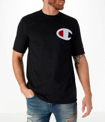 mens black champion t shirt