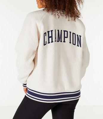 Women's Champion Sherpa FullZip Bomber Jacket Finish Line