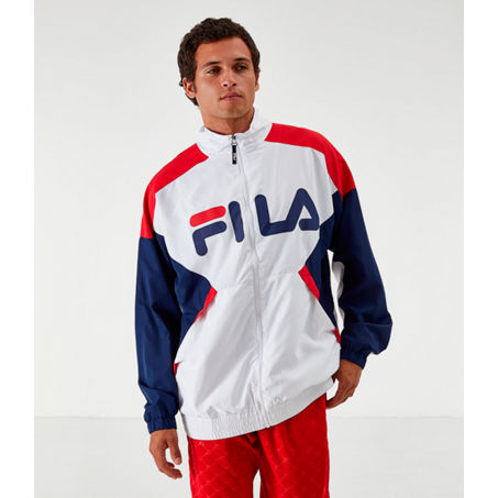 UPC 791272368775 product image for FILA Men's Oliviero Woven Track Jacket - Size XLRG | upcitemdb.com