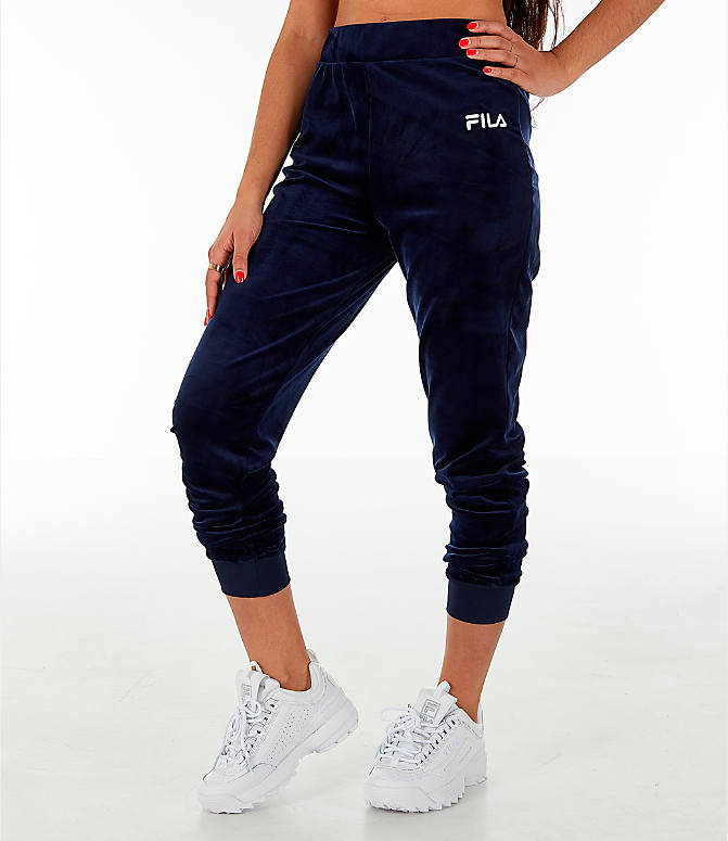 Women's Fila Sara Velour Jogger Pants| Finish Line Fila Women