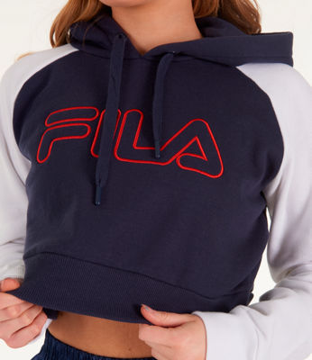 fila cropped hoodie