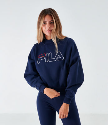 fila hoodie womens blue