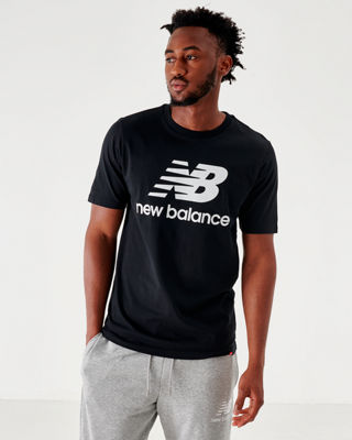 new balance stacked logo tee