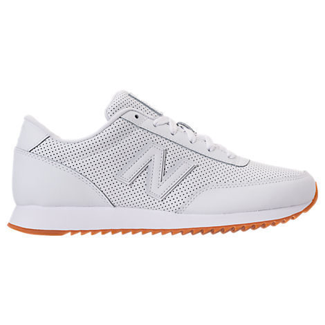 NEW BALANCE MEN'S 501 LEATHER CASUAL SHOES, WHITE,2369434