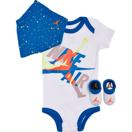 Nike Babies' Jordan Infant Mashup 3-piece Bib And Bootie Classic Ii ...