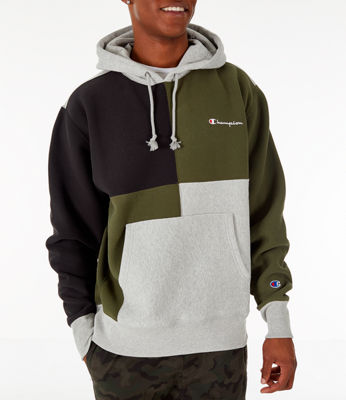 men's champion colorblock hoodie
