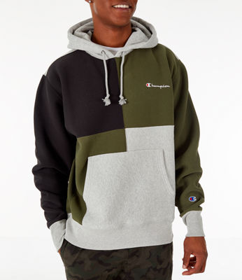 green mens champion hoodie