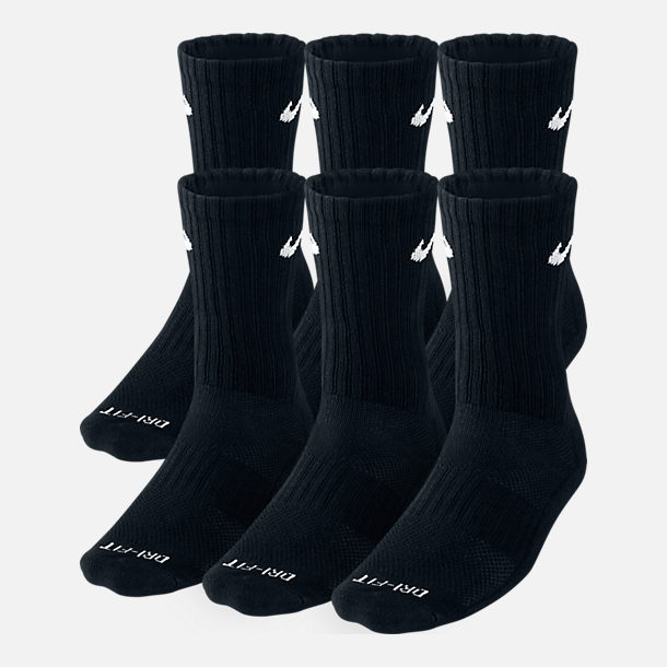 Nike Dri-FIT 6-Pack Crew Socks